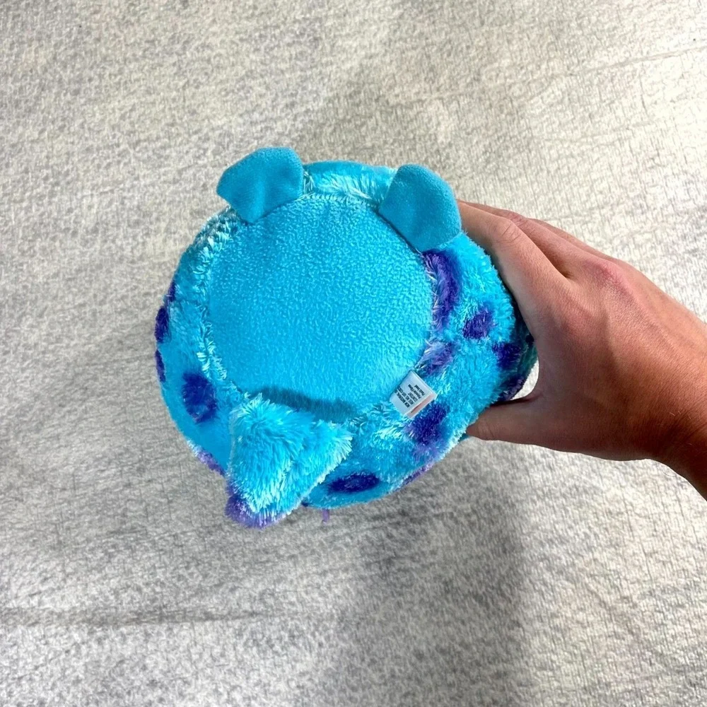 Disney Pixar Monsters Inc Sulley Plush Round Stuffed Animal Toy
